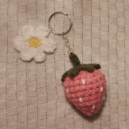 Strawberry Keychain